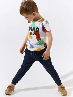 GATE Bawełniana koszulka z nadrukiem|Dzieci Chłopcy·Koszulki