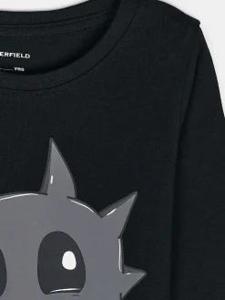 GATE Bawełniana koszulka z nadrukiem|Dzieci Chłopcy·Koszulki