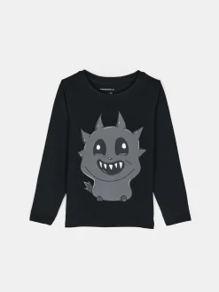 GATE Bawełniana koszulka z nadrukiem|Dzieci Chłopcy·Koszulki