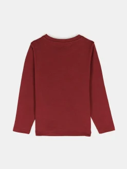 GATE Bawełniana koszulka z nadrukiem|Dzieci Chłopcy·Koszulki