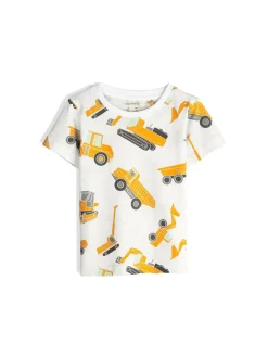 GATE Bawełniana koszulka z nadrukiem|Dzieci Chłopcy·Koszulki