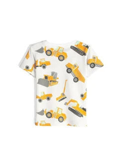 GATE Bawełniana koszulka z nadrukiem|Dzieci Chłopcy·Koszulki