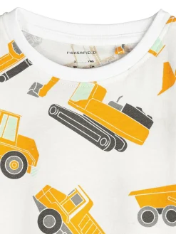 GATE Bawełniana koszulka z nadrukiem|Dzieci Chłopcy·Koszulki