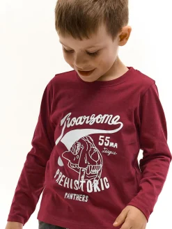 GATE Bawełniana koszulka z nadrukiem|Dzieci Chłopcy·Koszulki