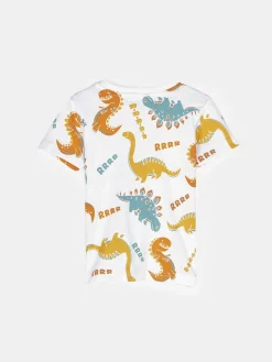 GATE Bawełniana koszulka z nadrukiem|Dzieci Chłopcy·Koszulki