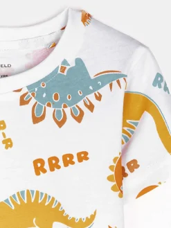 GATE Bawełniana koszulka z nadrukiem|Dzieci Chłopcy·Koszulki