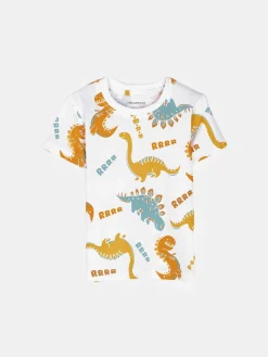 GATE Bawełniana koszulka z nadrukiem|Dzieci Chłopcy·Koszulki