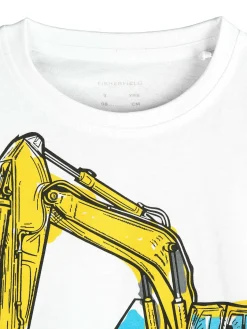 GATE Bawełniana koszulka z nadrukiem|Dzieci Chłopcy·Koszulki