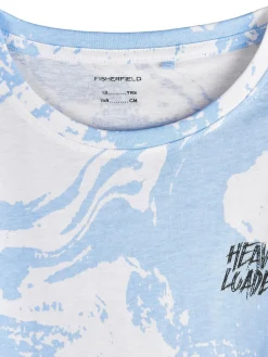 GATE Bawełniana koszulka z nadrukiem|Dzieci Chłopcy·Koszulki