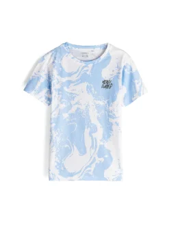 GATE Bawełniana koszulka z nadrukiem|Dzieci Chłopcy·Koszulki