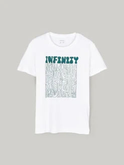 GATE Bawełniana koszulka z nadrukiem|Dzieci Chłopcy·Koszulki