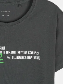 GATE Bawełniana koszulka z nadrukiem|Dzieci Chłopcy·Koszulki