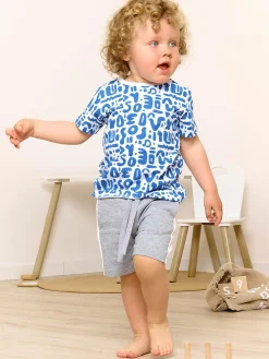 GATE Bawełniana koszulka z nadrukiem|Dzieci Chłopcy·Koszulki