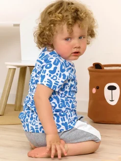 GATE Bawełniana koszulka z nadrukiem|Dzieci Chłopcy·Koszulki