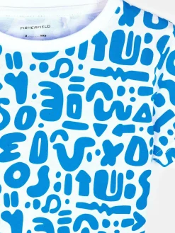 GATE Bawełniana koszulka z nadrukiem|Dzieci Chłopcy·Koszulki