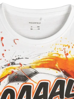 GATE Bawełniana koszulka z nadrukiem|Dzieci Chłopcy·Koszulki