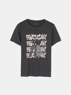 GATE Bawełniana koszulka z nadrukiem|Dzieci Chłopcy·Koszulki