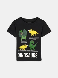 GATE Bawełniana koszulka z nadrukiem|Dzieci Chłopcy·Koszulki