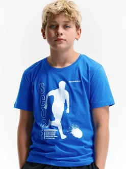 GATE Bawełniana koszulka z nadrukiem|Dzieci Chłopcy·Koszulki