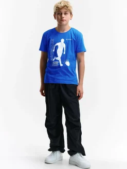 GATE Bawełniana koszulka z nadrukiem|Dzieci Chłopcy·Koszulki