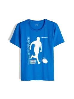 GATE Bawełniana koszulka z nadrukiem|Dzieci Chłopcy·Koszulki