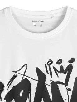 GATE Bawełniana koszulka z nadrukiem|Dzieci Chłopcy·Koszulki