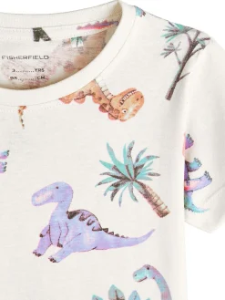 GATE Bawełniana koszulka z nadrukiem|Dzieci Chłopcy·Koszulki