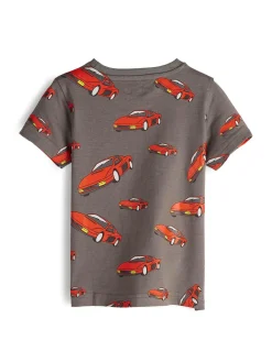 GATE Bawełniana koszulka z nadrukiem|Dzieci Chłopcy·Koszulki