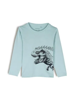 GATE Bawełniana koszulka z nadrukiem|Dzieci Chłopcy·Koszulki