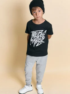 GATE Bawełniana koszulka z nadrukiem|Dzieci Chłopcy·Koszulki