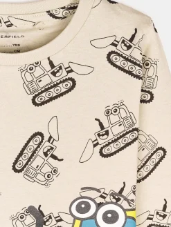 GATE Bawełniana koszulka z nadrukiem|Dzieci Chłopcy·Koszulki