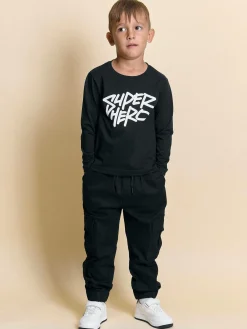 GATE Bawełniana koszulka z nadrukiem|Dzieci Chłopcy·Koszulki