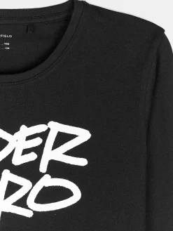 GATE Bawełniana koszulka z nadrukiem|Dzieci Chłopcy·Koszulki