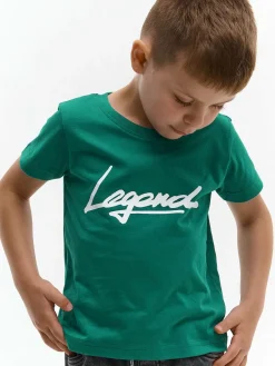 GATE Bawełniana koszulka z nadrukiem|Dzieci Chłopcy·Koszulki