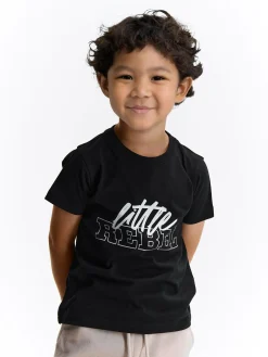 GATE Bawełniana koszulka z nadrukiem|Dzieci Chłopcy·Koszulki