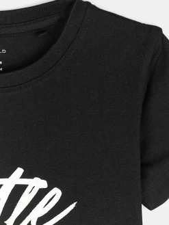 GATE Bawełniana koszulka z nadrukiem|Dzieci Chłopcy·Koszulki