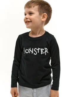 GATE Bawełniana koszulka z nadrukiem|Dzieci Chłopcy·Koszulki