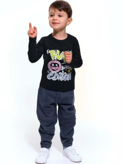 GATE Bawełniana koszulka z nadrukiem|Dzieci Chłopcy·Koszulki