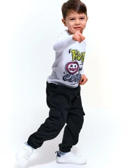 GATE Bawełniana koszulka z nadrukiem|Dzieci Chłopcy·Koszulki