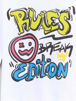 GATE Bawełniana koszulka z nadrukiem|Dzieci Chłopcy·Koszulki