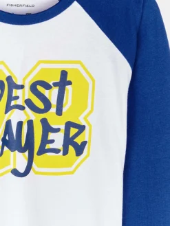 GATE Bawełniana koszulka z nadrukiem|Dzieci Chłopcy·Koszulki