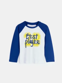 GATE Bawełniana koszulka z nadrukiem|Dzieci Chłopcy·Koszulki