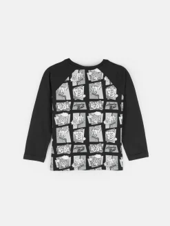 GATE Bawełniana koszulka z nadrukiem|Dzieci Chłopcy·Koszulki