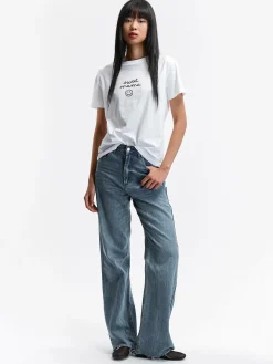 GATE Bawełniana koszulka z nadrukiem| Koszulki I Topy·Koszulki|Koszulki I Topy·Koszulki Z Nadrukiem