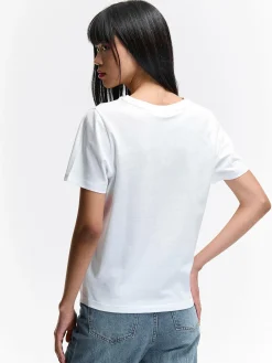 GATE Bawełniana koszulka z nadrukiem| Koszulki I Topy·Koszulki|Koszulki I Topy·Koszulki Z Nadrukiem