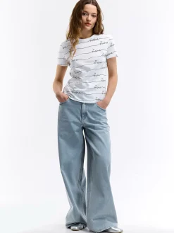 GATE Bawełniana koszulka z nadrukiem| Koszulki I Topy·Koszulki|Koszulki I Topy·Koszulki Z Nadrukiem