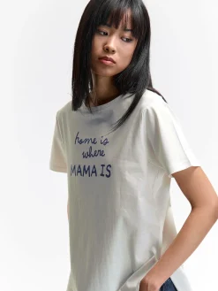 GATE Bawełniana koszulka z nadrukiem| Koszulki I Topy·Koszulki|Koszulki I Topy·Koszulki Z Nadrukiem