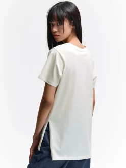 GATE Bawełniana koszulka z nadrukiem| Koszulki I Topy·Koszulki|Koszulki I Topy·Koszulki Z Nadrukiem