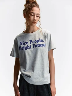 GATE Bawełniana koszulka z nadrukiem| Koszulki I Topy·Koszulki|Koszulki I Topy·Koszulki Z Nadrukiem