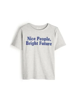 GATE Bawełniana koszulka z nadrukiem| Koszulki I Topy·Koszulki|Koszulki I Topy·Koszulki Z Nadrukiem